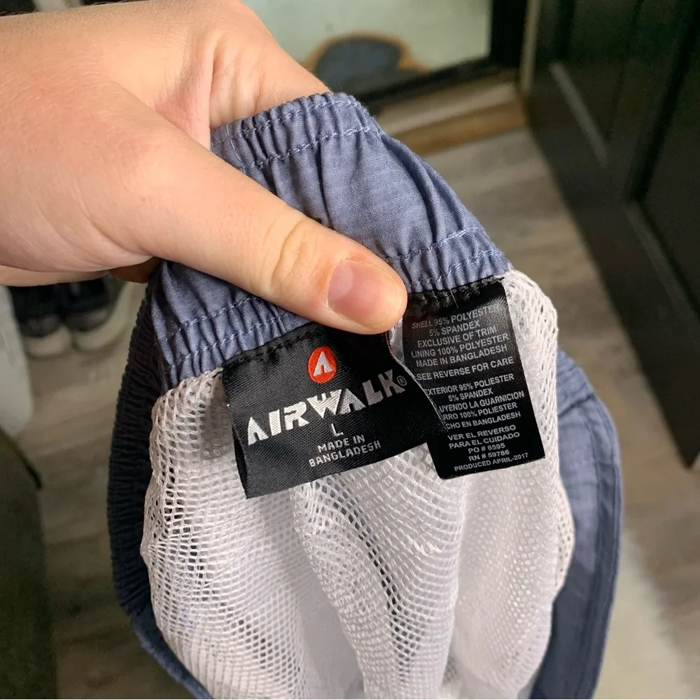 Airwalk Men’s Board Short Lined Swim Trunks